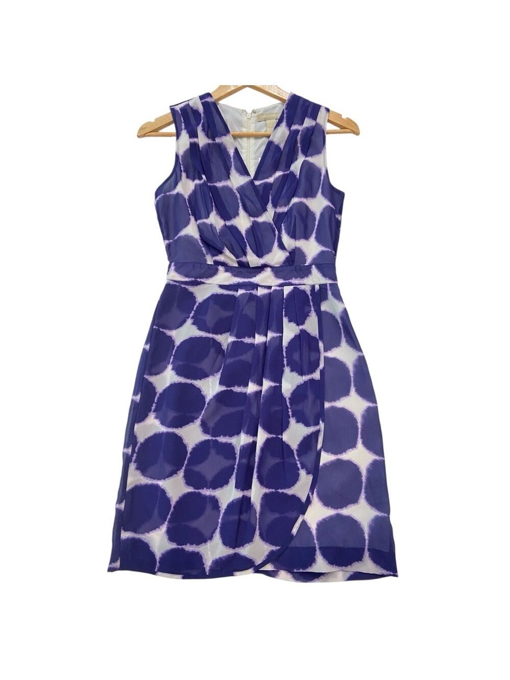 Banana Republic NWT sheath dress flowy lightweight wrap V neckline sleeveless 0 - Picture 1 of 13